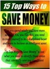 Thumbnail 15 Top Ways To Save Money Thumbnail 15 Top Ways To Save Money