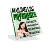 Thumbnail Mailing List Paychecks