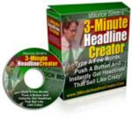 Product picture 3 Minute Headline Creator