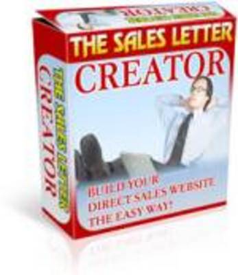 Product picture Sales Letter Creator Software