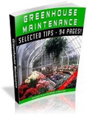 Product picture Greenhouse Maintenance