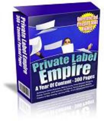 Product picture Private Label Empire