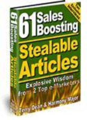Product picture 61 Sales Boosting Stealable Articles