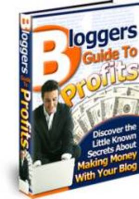 Product picture Bloggers Guide To Profits