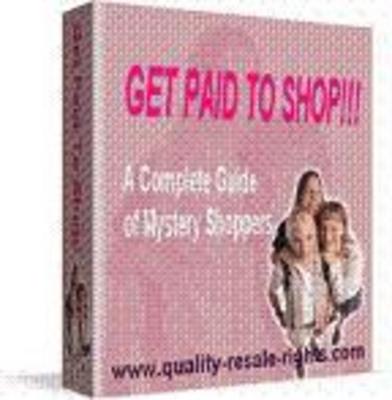 Product picture Get Paid To Shop