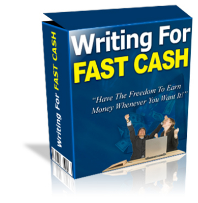 Product picture Writing for Cash