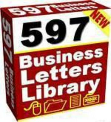 Product picture Sales Letters and Business Forms