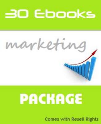 Product picture 30 Ebooks Marketing Package Vol 1