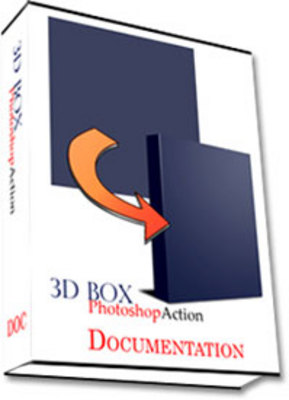 Product picture 3D Box Photoshop Action