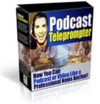 Product picture Podcast Teleprompter
