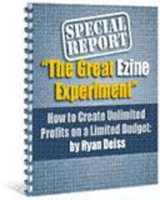 Product picture The Great Ezine Experiment