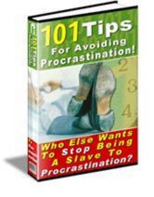 Product picture 101 Tips for Avoiding Procrastination