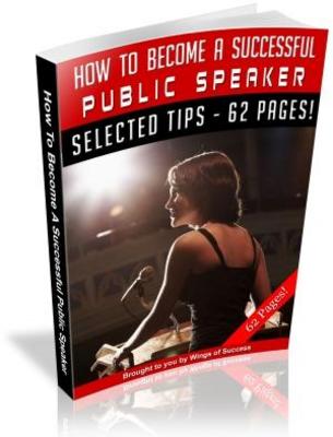 Product picture Become a Successful Public Speaker