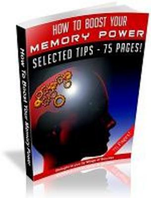 Product picture How To Boost Your Memory Power