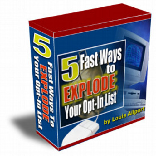 Product picture EXPLODE Your Opt In List