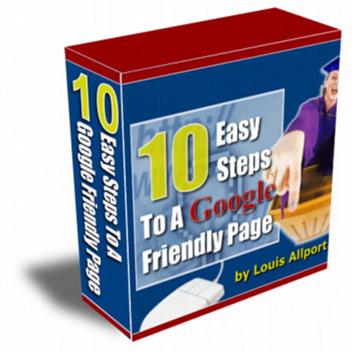 Product picture Steps To A Google Friendly Page