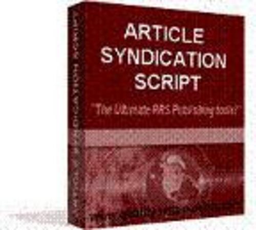 Product picture Article Syndication Script
