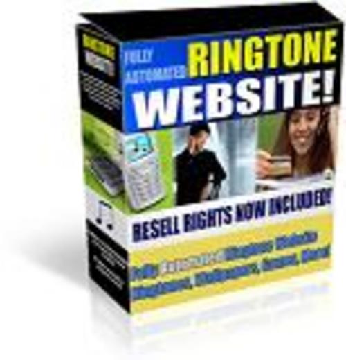 Product picture Full Automated Ringtone Website