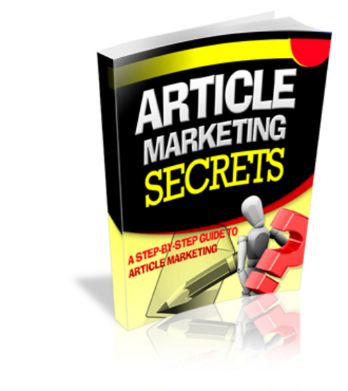 Product picture Article Marketing Secrets