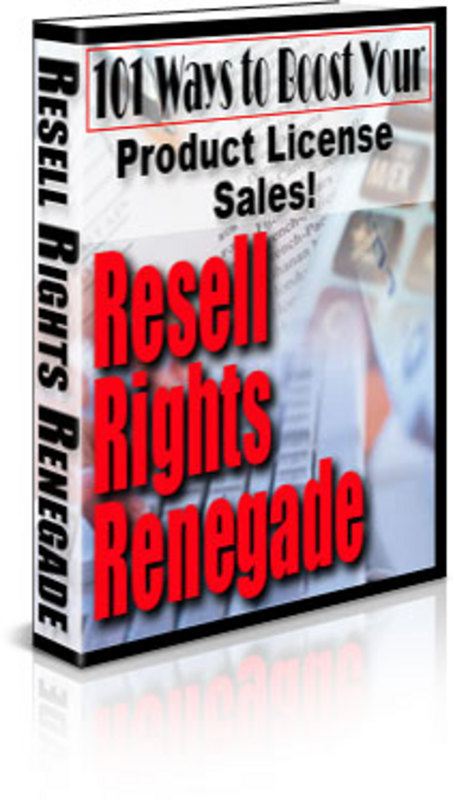 Product picture Resell Rights Renagade