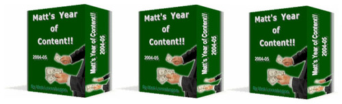 Product picture Matts Year Of Content