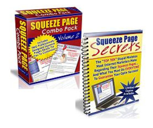 Product picture Squeeze Page System Package