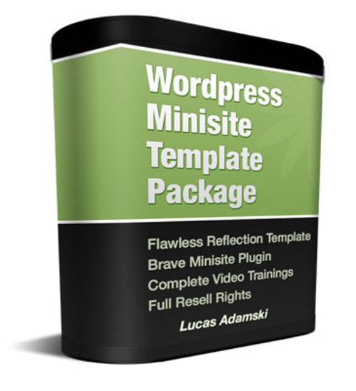 Product picture Flawless Reflection WordPress Minisite