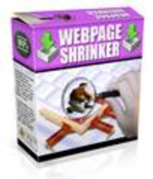 Product picture Web Page Shrinker