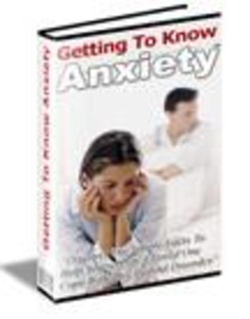 Product picture Getting to Know Anxiety