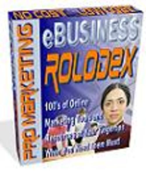Product picture eBusiness Rolodex