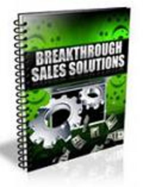 Product picture Breakthrough Sales Solutions