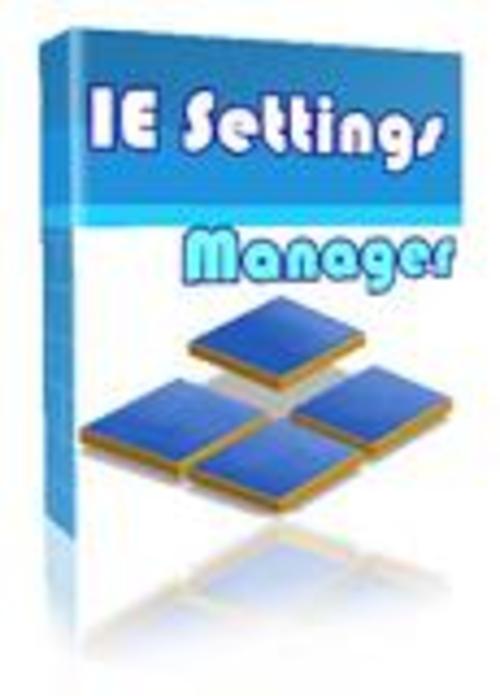 Product picture IE Settings Manager