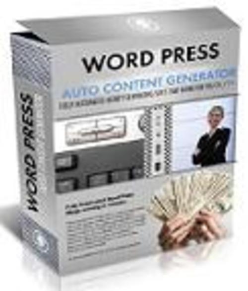 Product picture WordPress Auto Content Generator