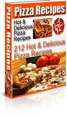 Product picture 212 Hot & Delicious Pizza Recipes